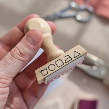 Sello para etiquetas de cuidado sin texto | Símbolos de lavado reutilizables para prendas y accesorios textiles