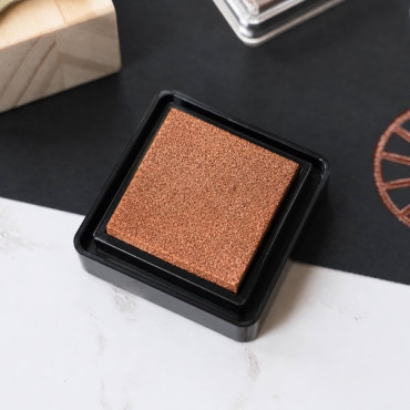 Tinta Delicata Celestial Copper Mini, tinta pigmentada cobre metálico para stamping, bodas y ocasiones especiales