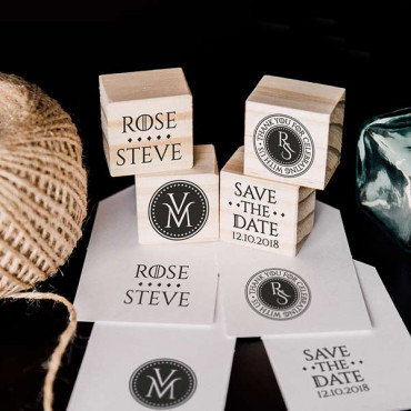 4 wedding stamp set Medieval Themed