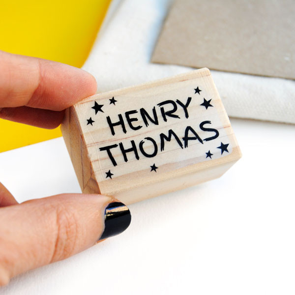 Clothing name stamp "Stars" for children's clothing marking