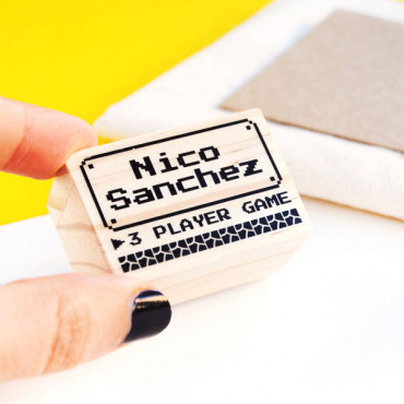 Custom clothing name stamp Player 3