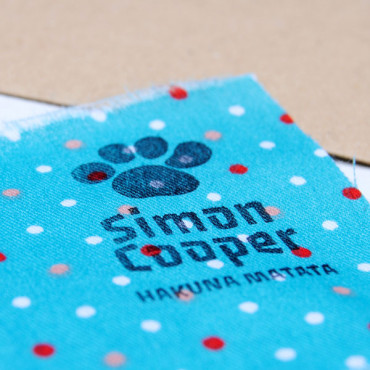 Custom clothing stamp for geeky kids Hakuna Matata