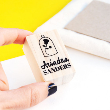 Clothing name stamp "Beauty and the Beast"