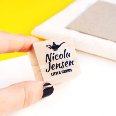 Custom kids name stamp Aladdin and the Wonderful Lamp