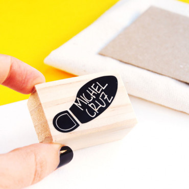 Clothing name stamp "Custom footprint"