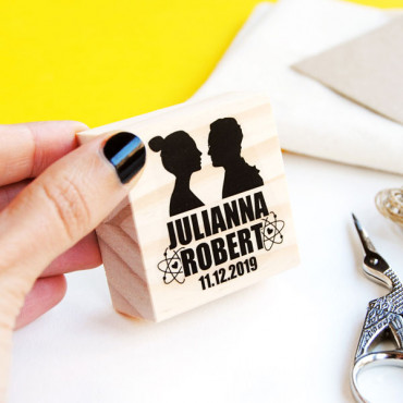 Wedding custom stamp Big Bang