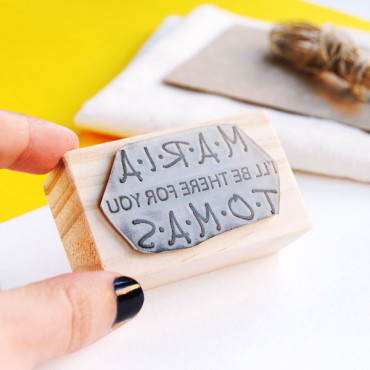 Wedding custom stamp I'll be there for you for best friend couples