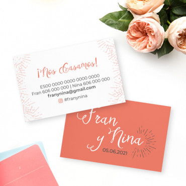 Downloadable business card file for small business. Shine design. Double side.
