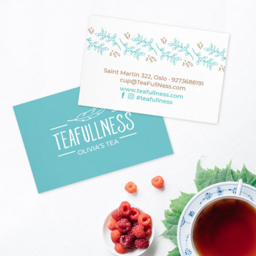 Custom printable business card "Boho"