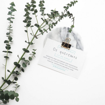 Custom printable business card "Minimalistic"