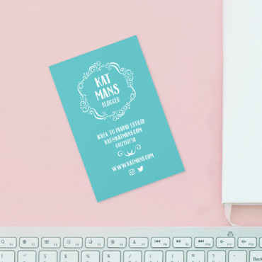 Custom printable business card "Vintage romantic"