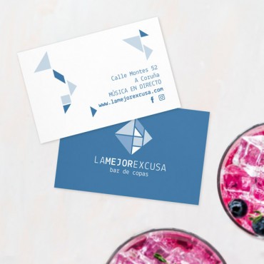 Custom printable business card "Simpler Times"