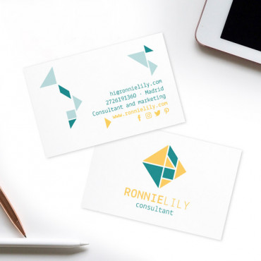 Custom printable business card "Simpler Times"
