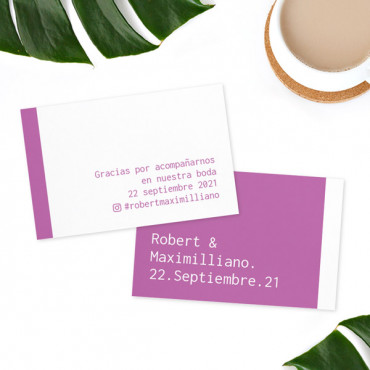 Custom printable business card "Headline"