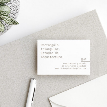 Custom printable business card "Headline"