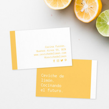 Custom printable business card "Headline"