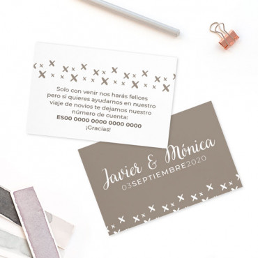 Custom printable business card "Calligraphy"