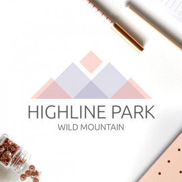 Premade custom Logo Mountain
