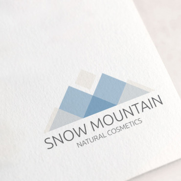 Premade custom Logo Mountain