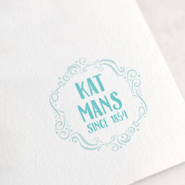 Premade custom Logo Romantic Vintage