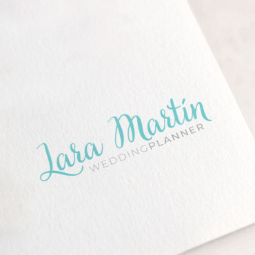 Pre-designed Calligraphy logo for small businesses and entrepreneurs. Also perfect as an elegant and classic wedding logo.