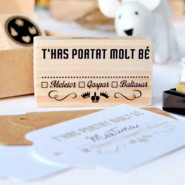 "You've been very good" – the perfect stamp to make Three Kings' night magical.