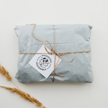 rubber stamp to personalize sustainable packaging by biterswit in English