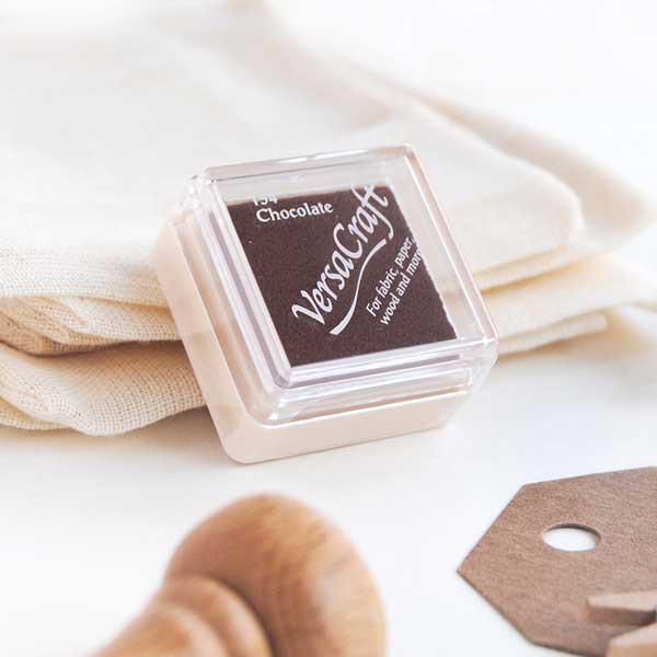 VersaCraft Chocolate mini ink pad (paper, fabric, and wood)