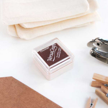VersaCraft Chocolate mini ink pad (paper, fabric, and wood)