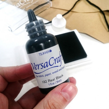 VersaCraft Real Black Ink Refill bottle