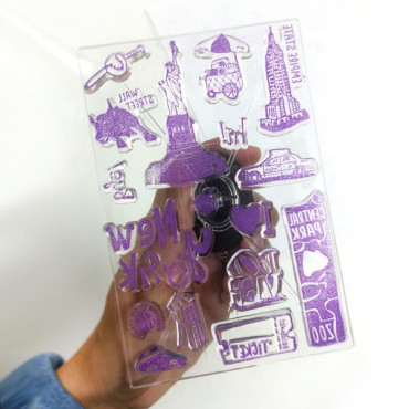 transparent acrylic stamp base, perfectly sized at 10x15 cm (4x6 inches)
