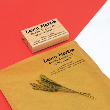 custom address stamp for wedding and business envelopes