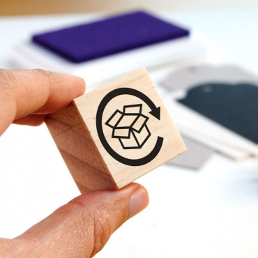 recyclable stamp for eco packaging by biterswit