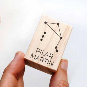 Clothing name stamp Zodiac Constellation Libra