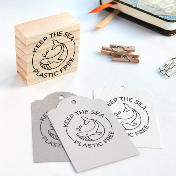 keep the sea plastic free stamp eco packaging biterswit