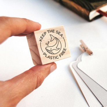 keep the sea plastic free stamp biterswit