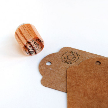 plastic free mini rubber stamp eco friendly packaging biterswit