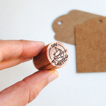 mini rubber stamps plastic free biterswit