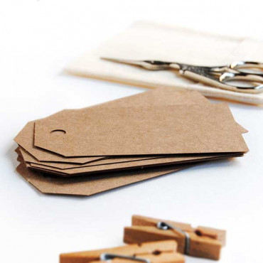 Brown kraft labels