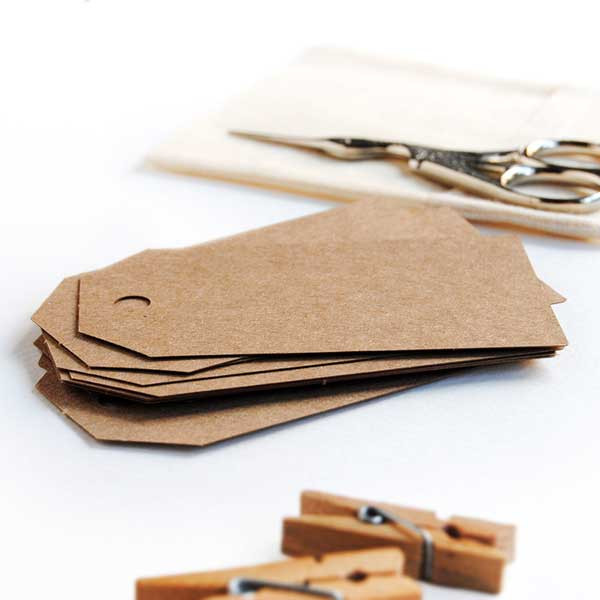Brown kraft labels