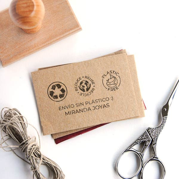 Custom stamp for Sustainable packaging. eco packaging plastic free custom stamp by biterswit Custom stamp for Sustainable packaging. eco packaging plastic free custom stamp by biterswit