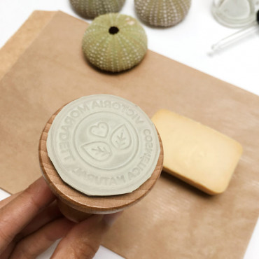 Personalizable leaf stamp for soaps Natural Leaf