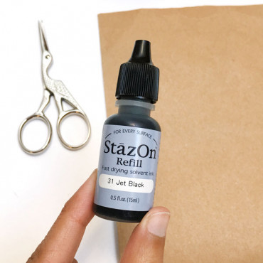 Stazon Jet Black Ink Refill