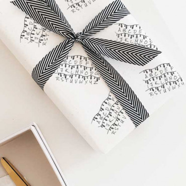 Alphabet rubber stamp Light Bulbs