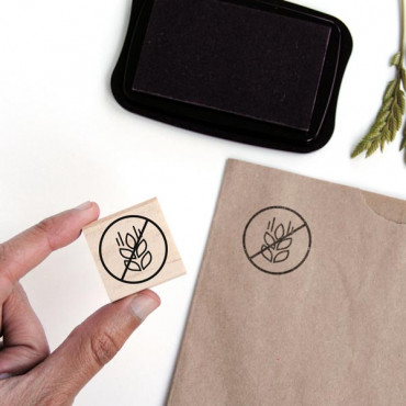 Gluten / Wheat intolerance icon stamp (Various languages)