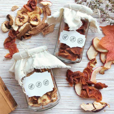 Tree Nuts intolerance icon stamp (Various languages)