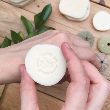 handmade olive oil soap stamp by biterswit