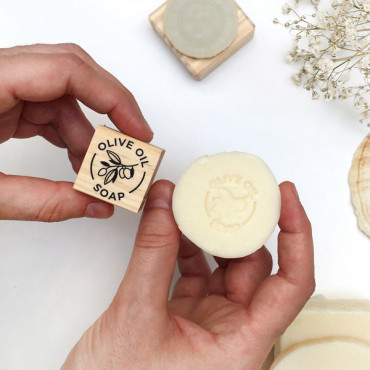 olive oil soap stamp biterswit studio