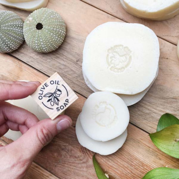 olive oil soap stamp by biterswit