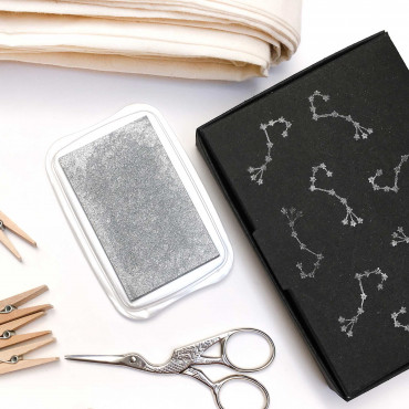 Brilliance Starlite Silver Ink pad for Paper